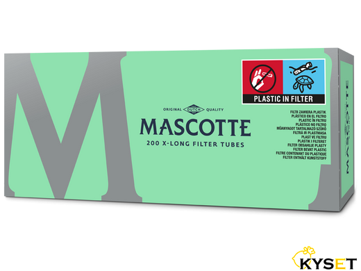 Сигаретні гільзи Mascotte X-Long 200 фільтр 24мм фото — Kyset.com.ua