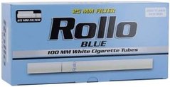 Сигаретні гільзи довжиною 100мм Rollo Blue King Size фільтр 25mm фото — Kyset.com.ua