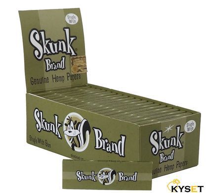 Папір для самокруток Skunk Brand Single Wide (50 листків) фото &mdash; Kyset.com.ua