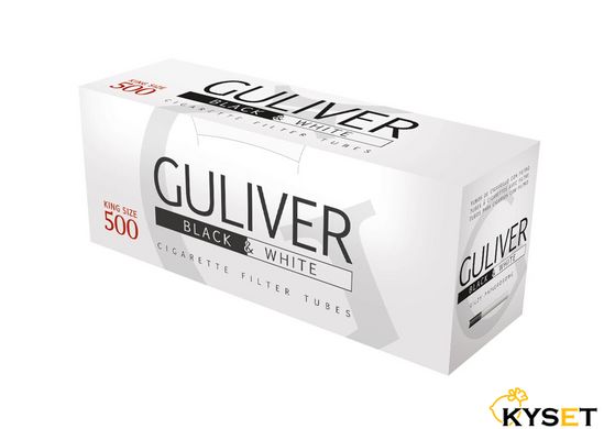 Cигаретные гильзы Guliver Black & White 500 фото — Kyset.com.ua