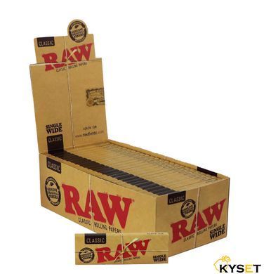 Папір для самокруток RAW Classic (50 листків) фото &mdash; Kyset.com.ua