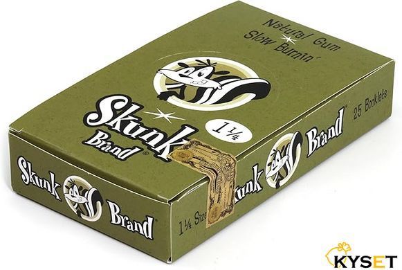 Папір для самокруток Skunk Brand 1&frac14; (50 листків) фото &mdash; Kyset.com.ua