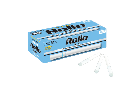 Сигаретні гільзи Rollo Blue Ultra Slim 6.5мм фільтр 20мм 200шт