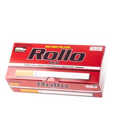 Сигаретні гільзи Rollo Red Ultra Slim 200шт 6.5mm фото — Kyset.com.ua