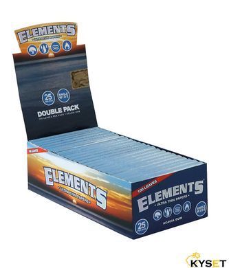 Папір для самокруток Single Wide Elements Ultra Thin Papers (100 листка) фото &mdash; Kyset.com.ua