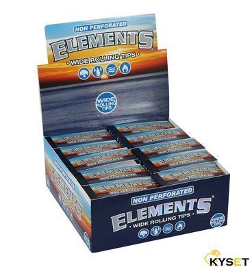 Фільтр ELEMENTS TIPS WIDE NON PERFORATED (50 шт) фото &mdash; Kyset.com.ua