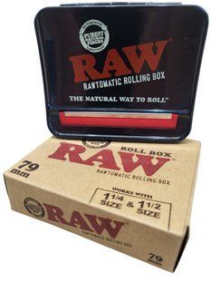 Машинка для самокруток RAW ROLLBOX 79mm фото &mdash; Kyset.com.ua