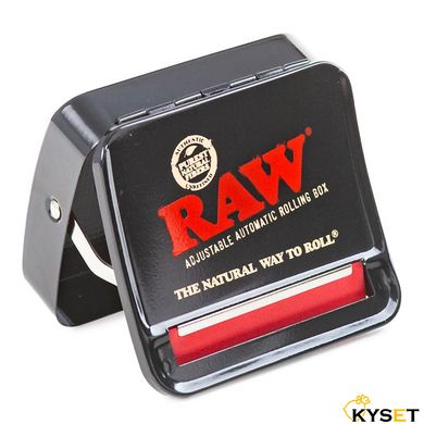 Машинка для самокруток RAW Adjustable Automatic ROLLING BOX 110mm фото — Kyset.com.ua