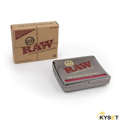 Машинка для самокруток RAW Adjustable Automatic ROLLING BOX 110mm фото — Kyset.com.ua