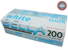 Сигаретні гільзи Bella 200 white filter 20mm фото — Kyset.com.ua